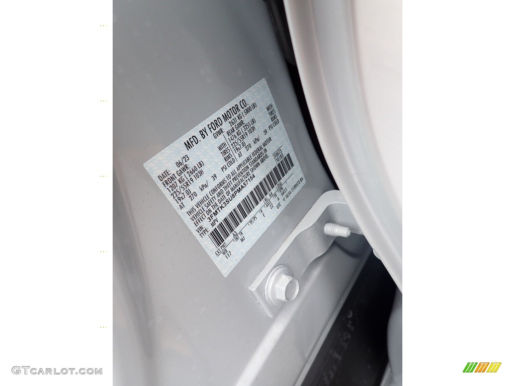 2023 Ford Mustang Mach-E Premium Color Code Photos