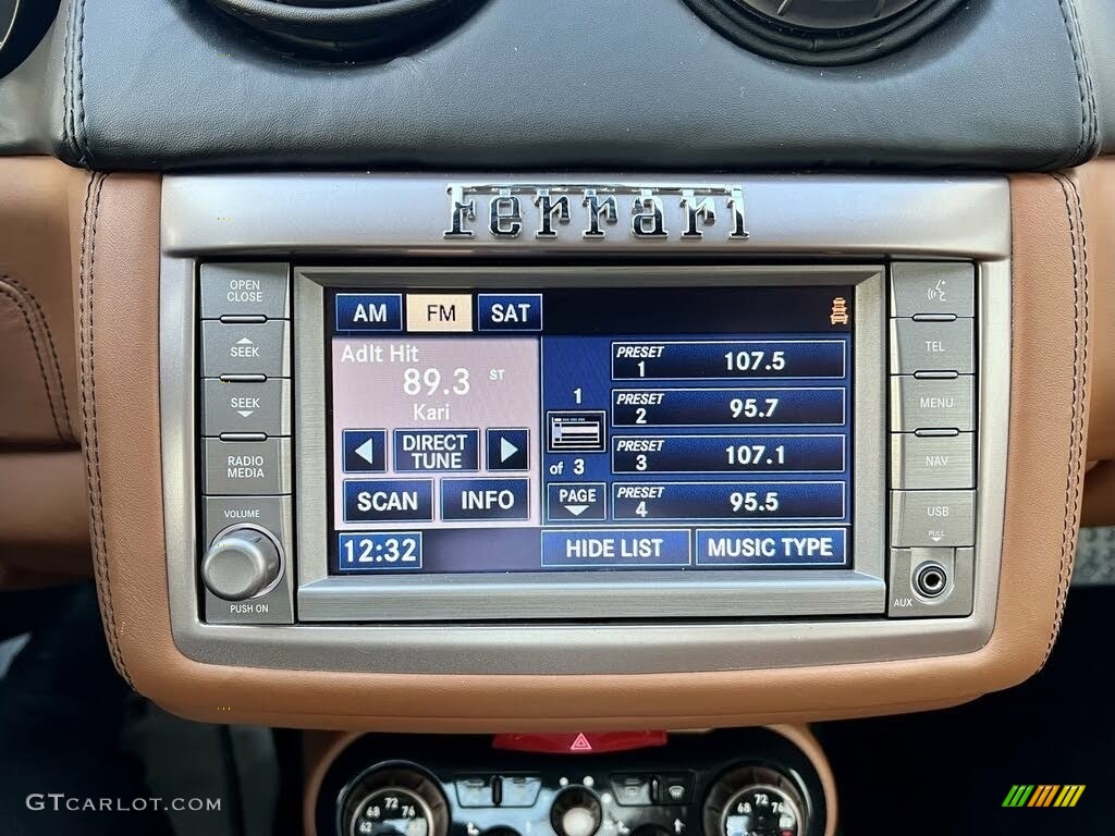 2012 Ferrari California Standard California Model Controls Photo #146502307