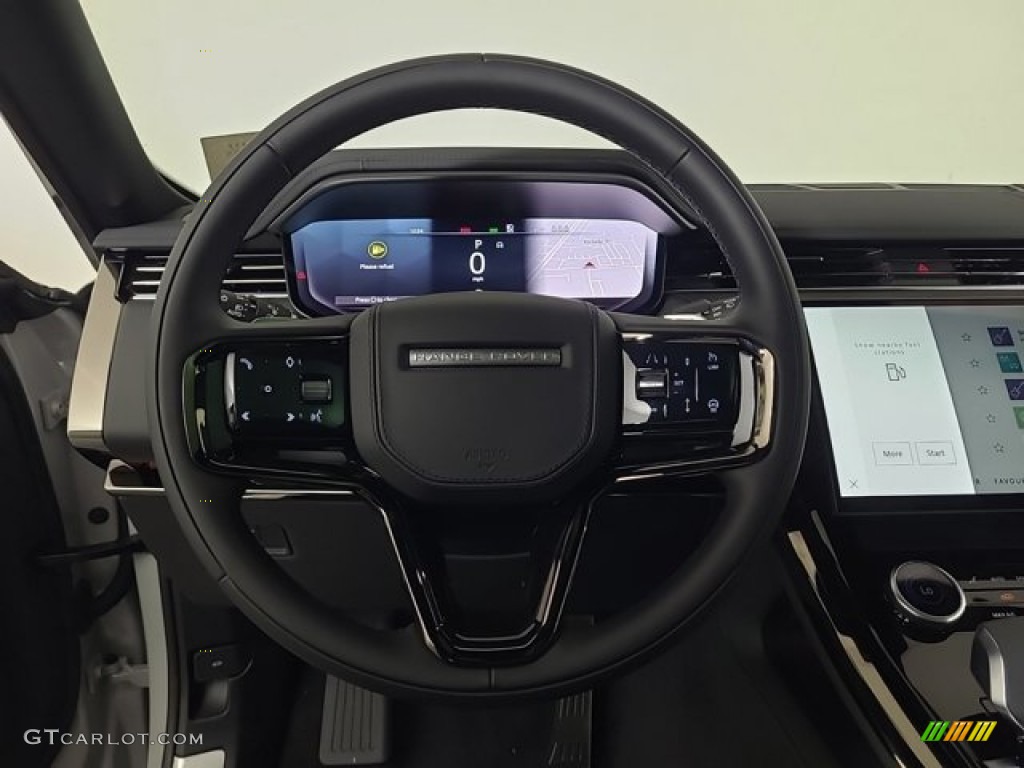 2023 Land Rover Range Rover Sport SE Dynamic Ebony Steering Wheel Photo #146502555