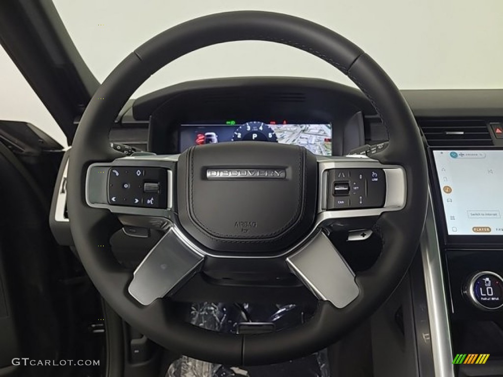 2023 Land Rover Discovery P360 HSE R-Dynamic Ebony/Ebony Steering Wheel Photo #146503078