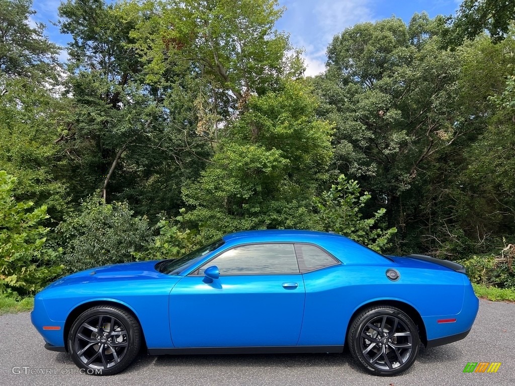 2023 Challenger SXT Blacktop - B5 Blue Pearl / Black photo #1