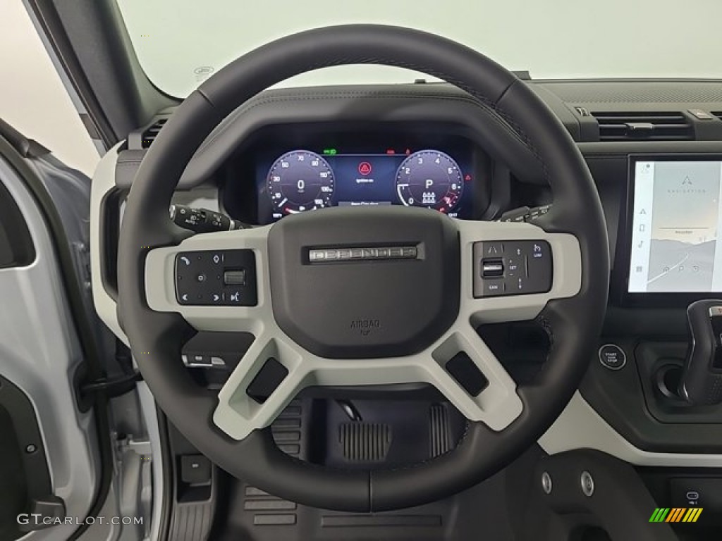 2023 Land Rover Defender 130 SE Ebony Steering Wheel Photo #146503528