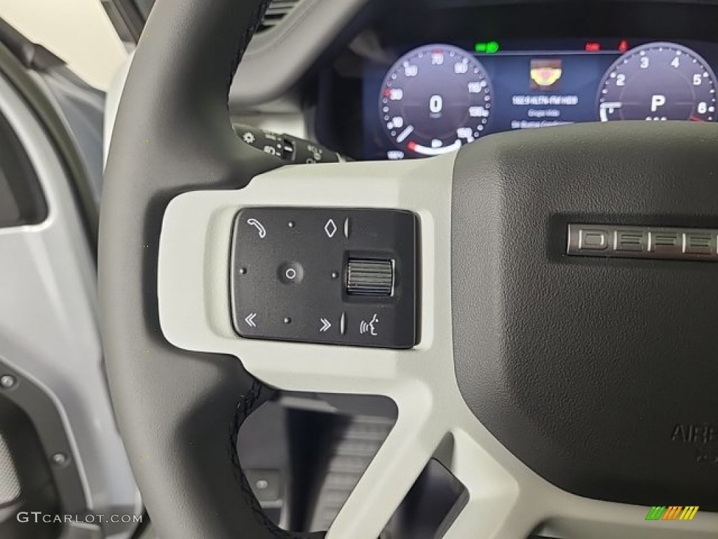 2023 Land Rover Defender 130 SE Ebony Steering Wheel Photo #146503549