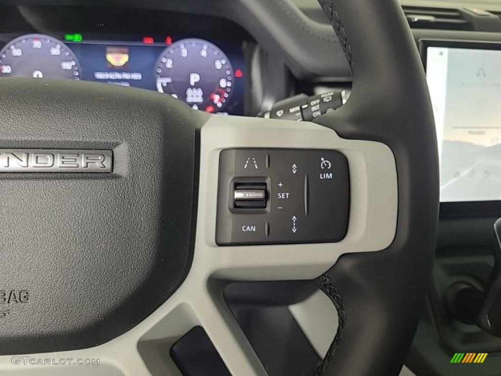 2023 Land Rover Defender 130 SE Ebony Steering Wheel Photo #146503567