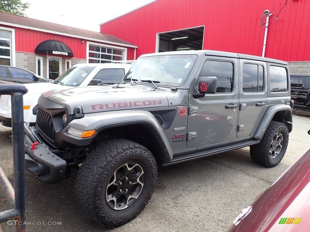 2020 Wrangler Unlimited Rubicon 4x4 - Sting-Gray / Black photo #1