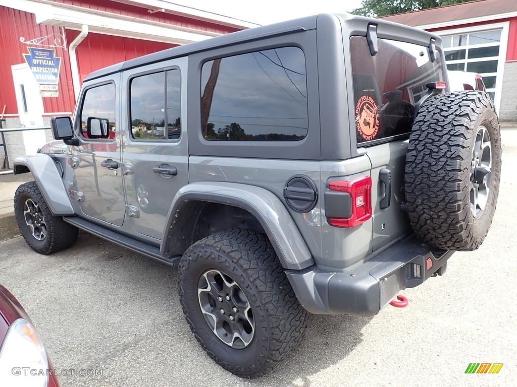 2020 Wrangler Unlimited Rubicon 4x4 - Sting-Gray / Black photo #2