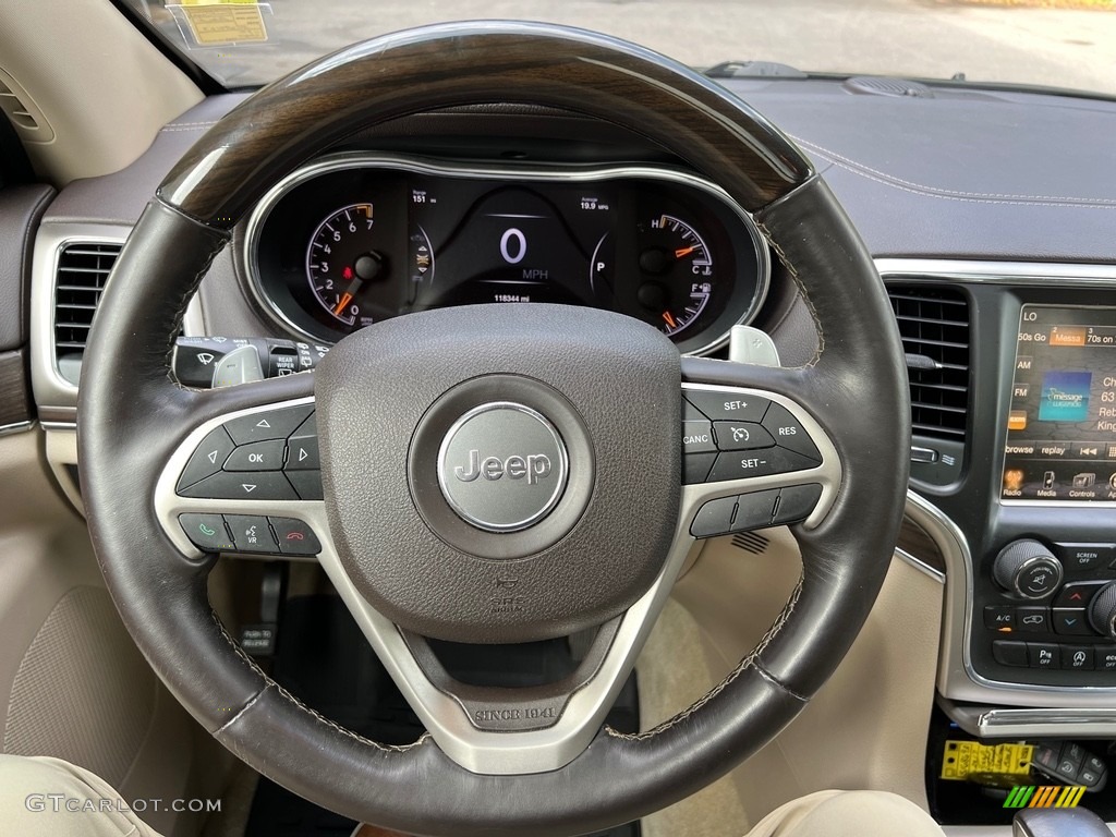 2017 Jeep Grand Cherokee Overland 4x4 Steering Wheel Photos