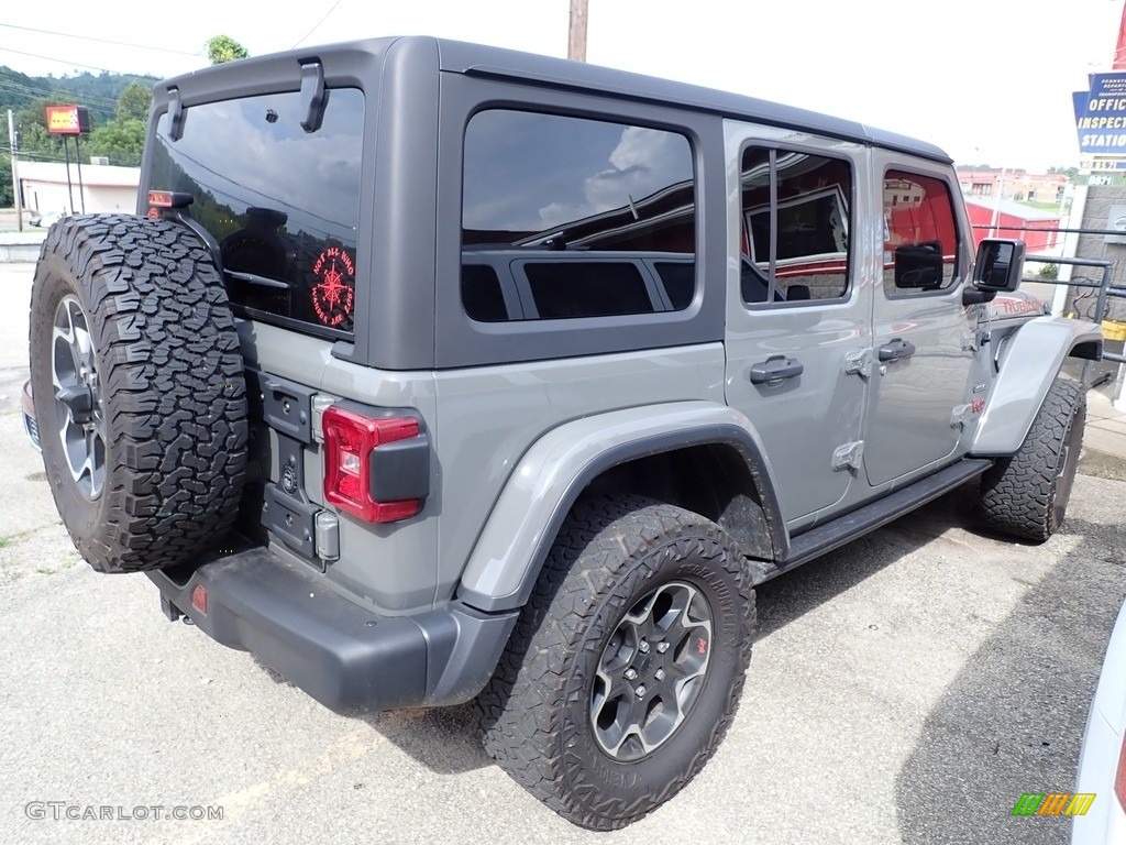 2020 Wrangler Unlimited Rubicon 4x4 - Sting-Gray / Black photo #3