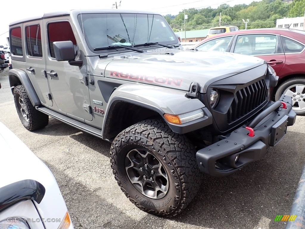 2020 Wrangler Unlimited Rubicon 4x4 - Sting-Gray / Black photo #4