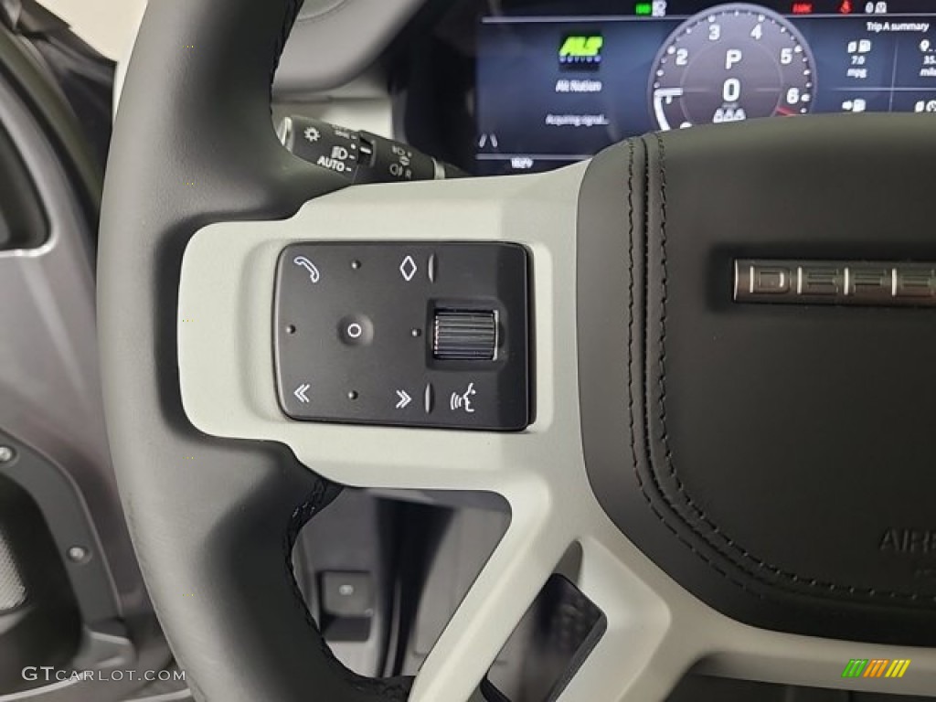 2023 Land Rover Defender 130 X-Dynamic SE Ebony Steering Wheel Photo #146504065