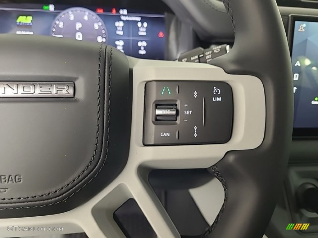 2023 Land Rover Defender 130 X-Dynamic SE Ebony Steering Wheel Photo #146504083