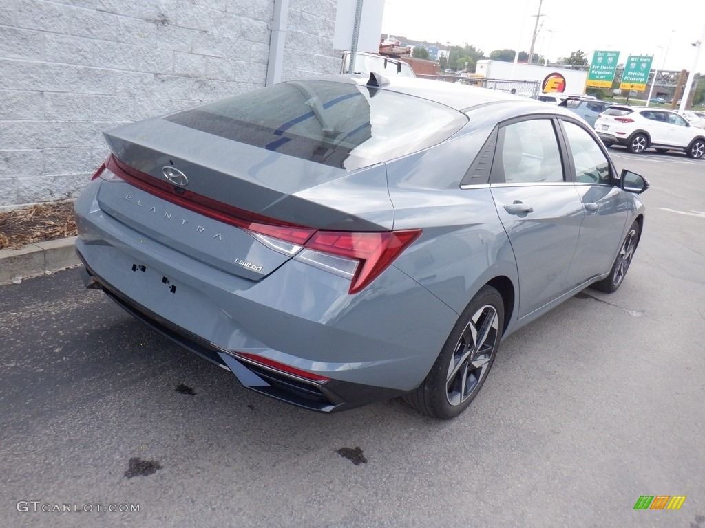 2023 Elantra Limited - Electric Shadow / Black photo #10