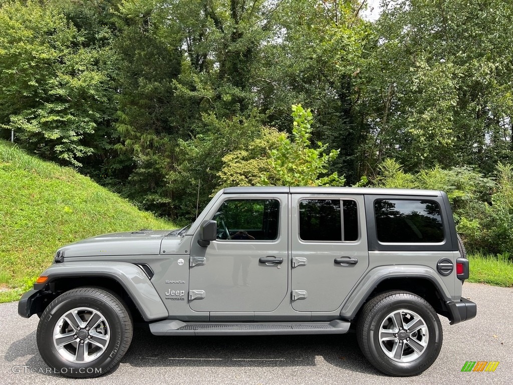 Sting-Gray 2022 Jeep Wrangler Unlimited Sahara 4x4 Exterior Photo #146504278