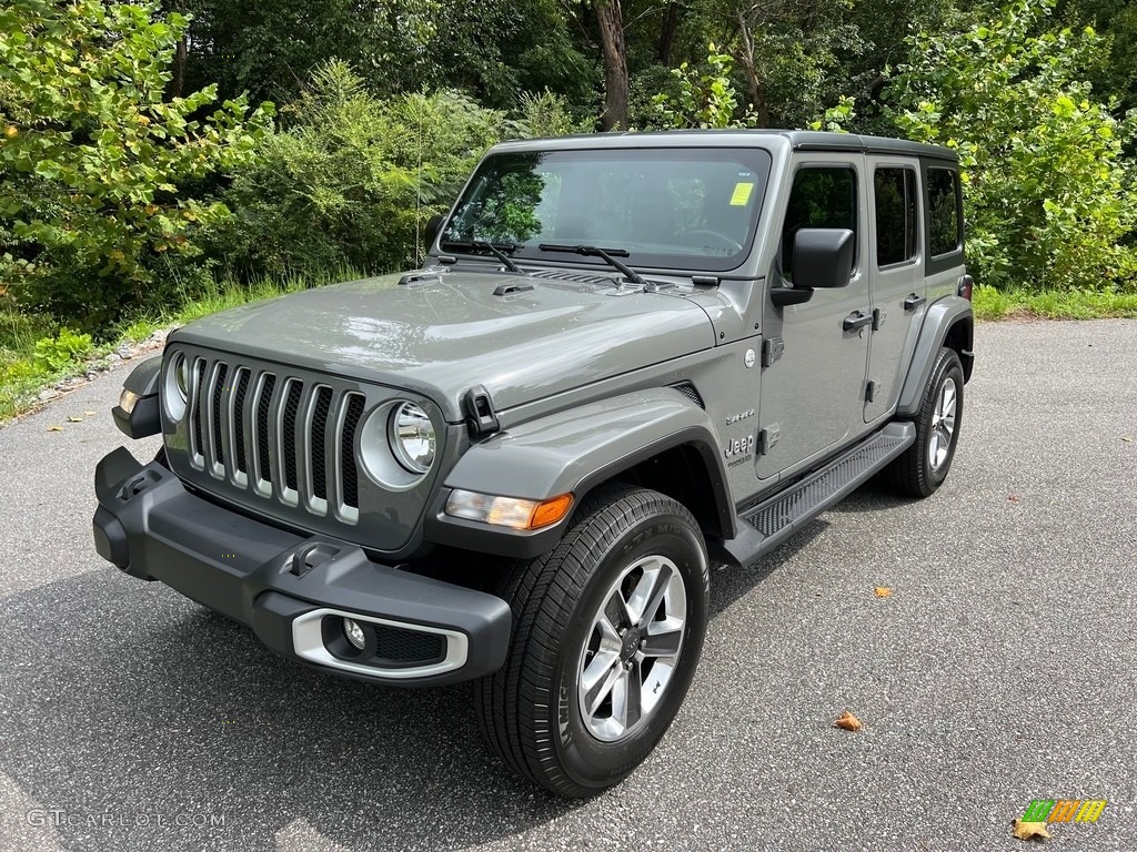 2022 Wrangler Unlimited Sahara 4x4 - Sting-Gray / Black photo #2