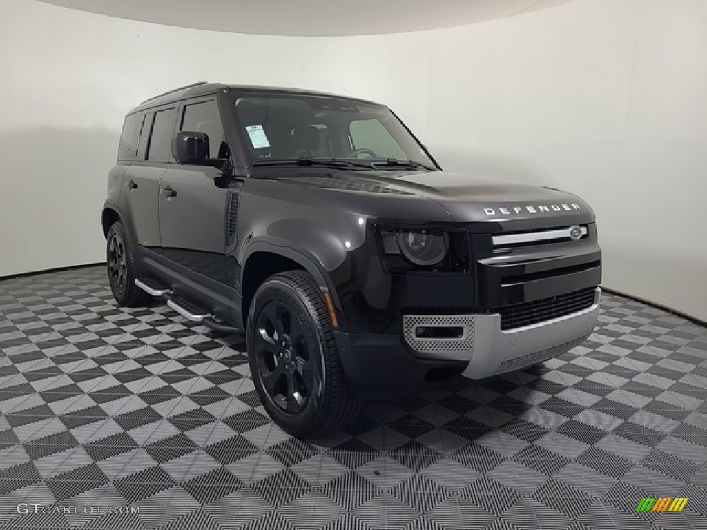 Santorini Black Metallic 2023 Land Rover Defender 110 SE Exterior Photo #146504380