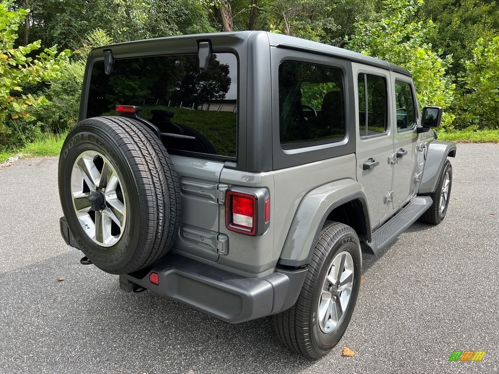 2022 Wrangler Unlimited Sahara 4x4 - Sting-Gray / Black photo #6