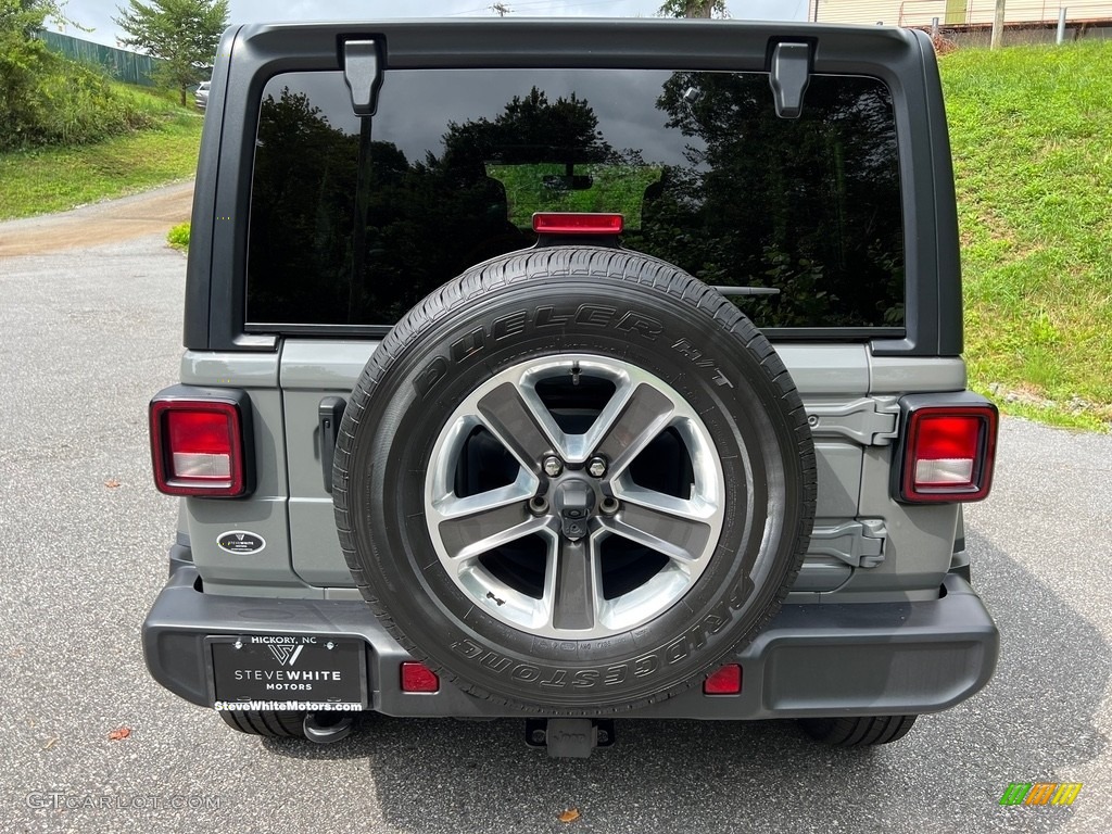 2022 Wrangler Unlimited Sahara 4x4 - Sting-Gray / Black photo #7