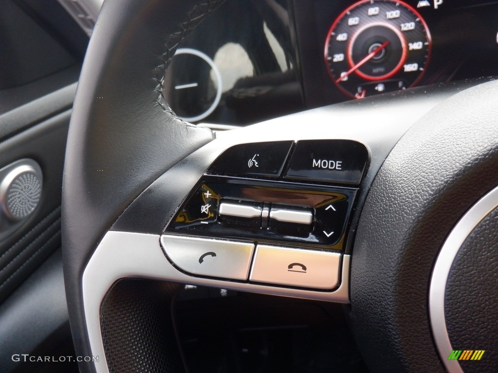 2023 Hyundai Elantra Limited Black Steering Wheel Photo #146504419