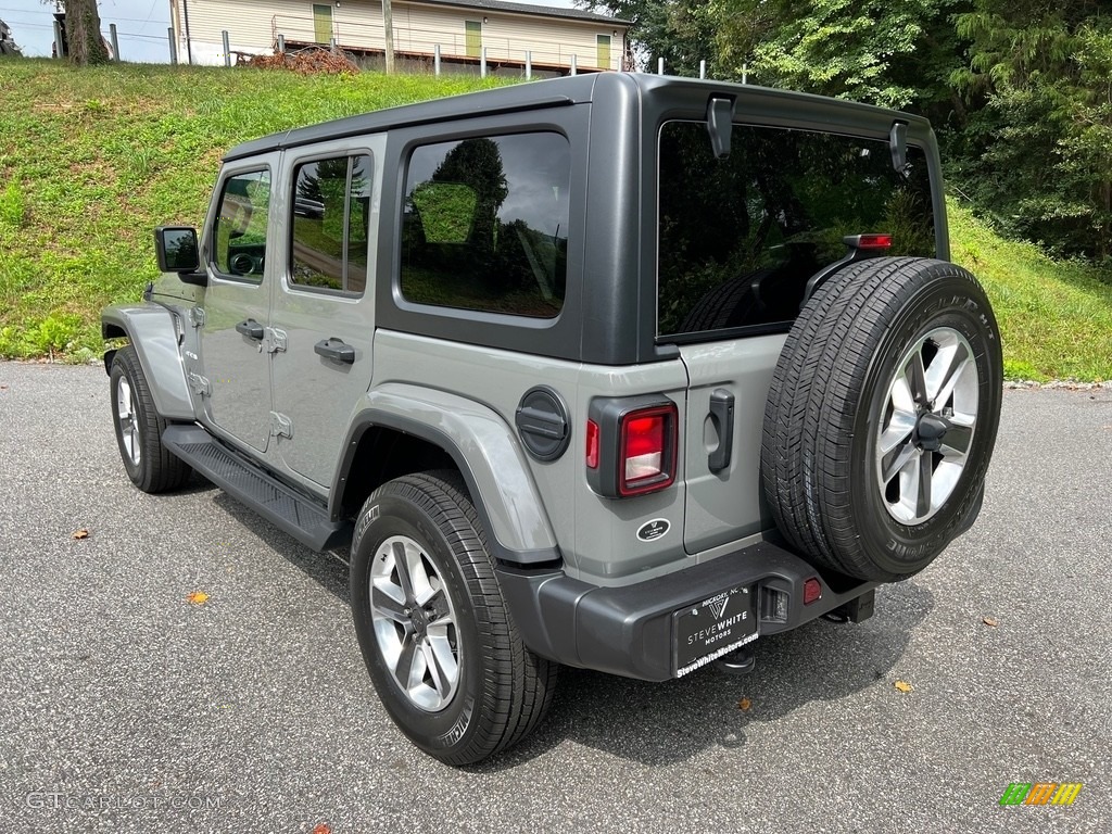 2022 Wrangler Unlimited Sahara 4x4 - Sting-Gray / Black photo #8