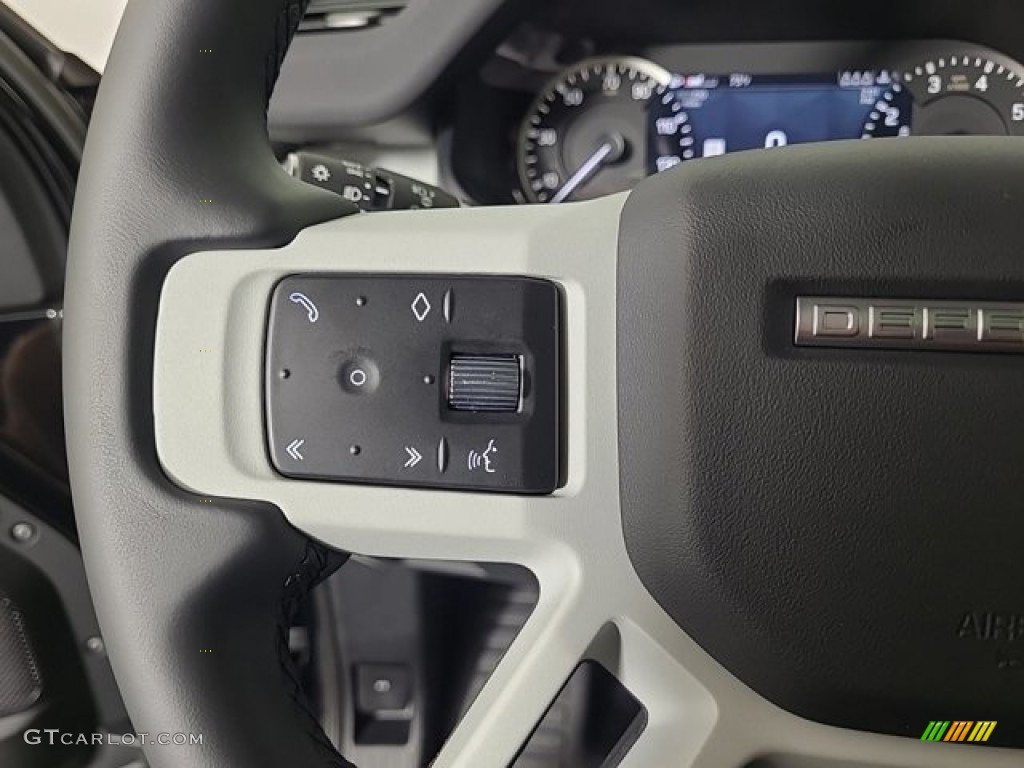 2023 Land Rover Defender 110 SE Ebony Steering Wheel Photo #146504446