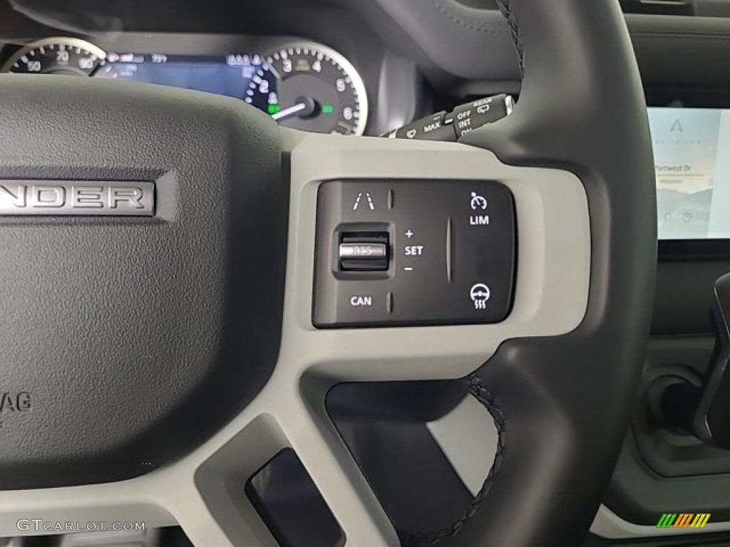 2023 Land Rover Defender 110 SE Ebony Steering Wheel Photo #146504464