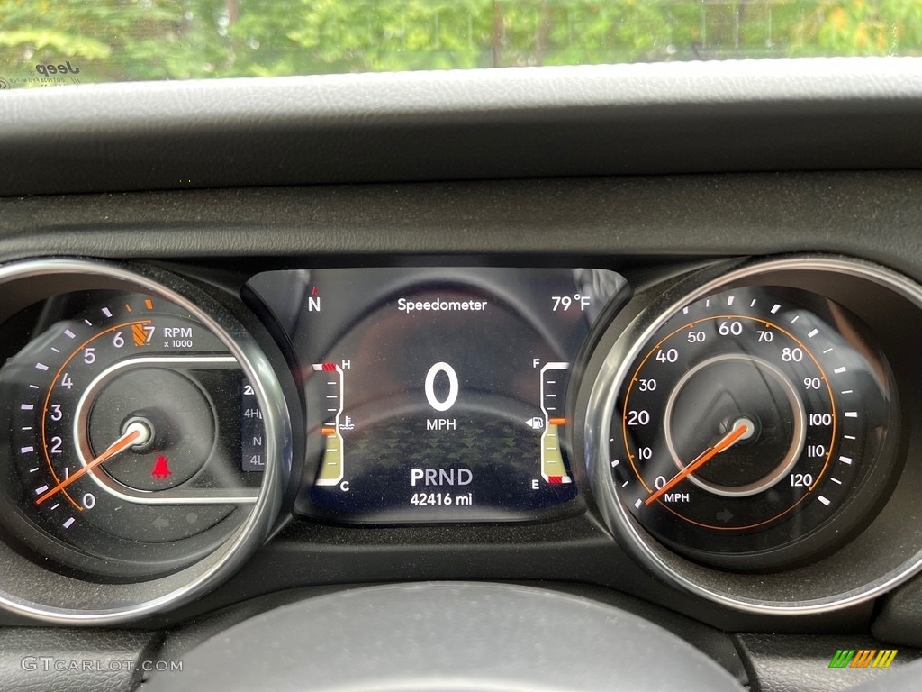 2022 Jeep Wrangler Unlimited Sahara 4x4 Gauges Photo #146504662