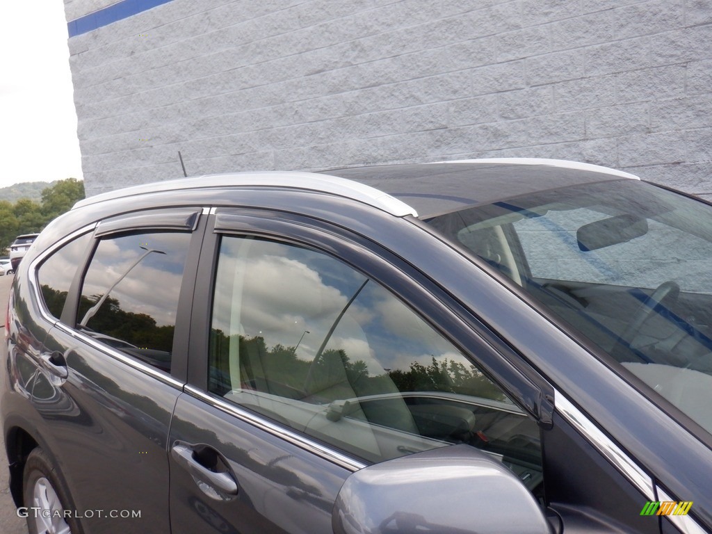 2013 CR-V EX-L AWD - Polished Metal Metallic / Gray photo #4
