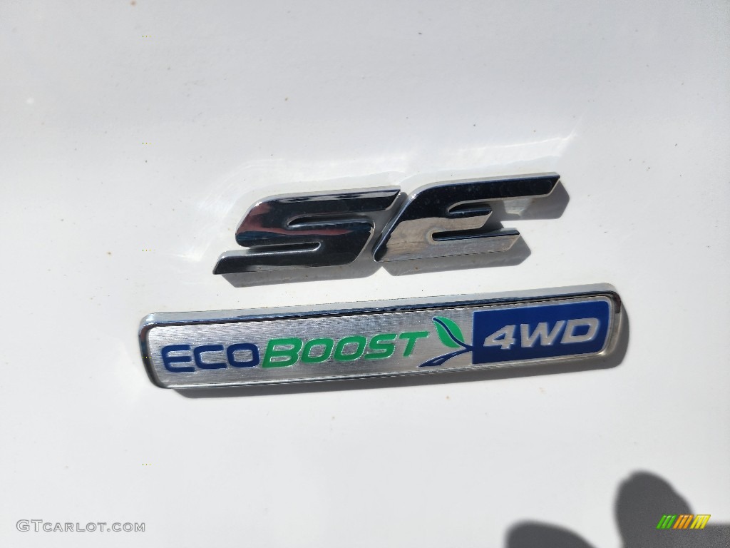 2015 Escape SE 4WD - Oxford White / Charcoal Black photo #22