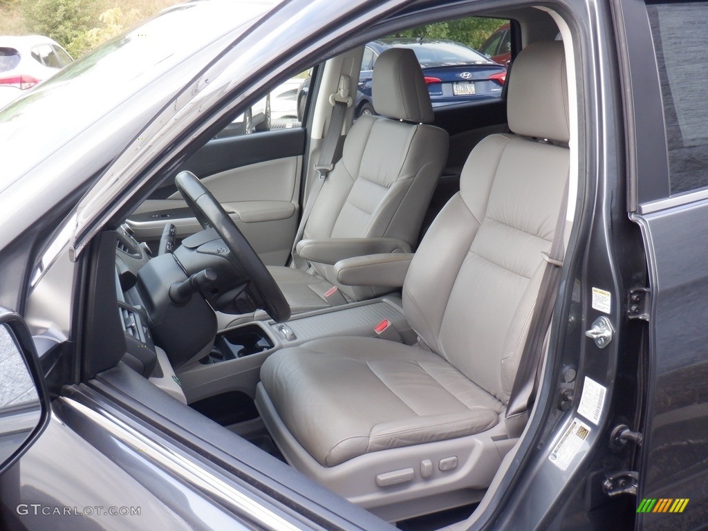 2013 CR-V EX-L AWD - Polished Metal Metallic / Gray photo #16
