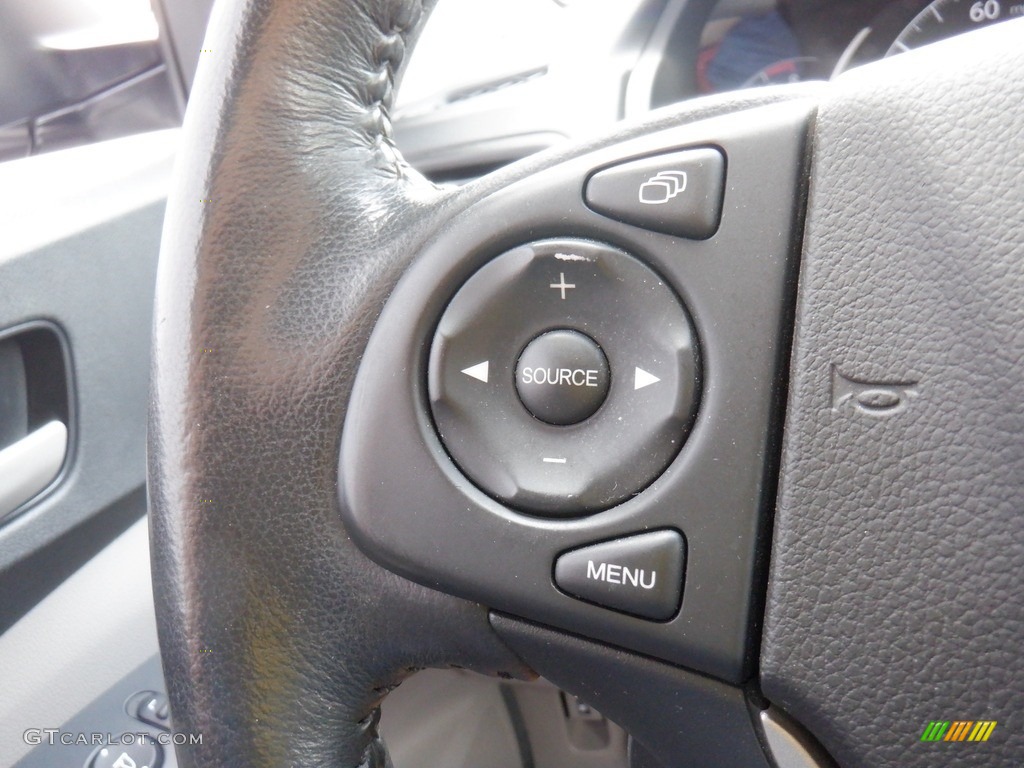 2013 CR-V EX-L AWD - Polished Metal Metallic / Gray photo #24