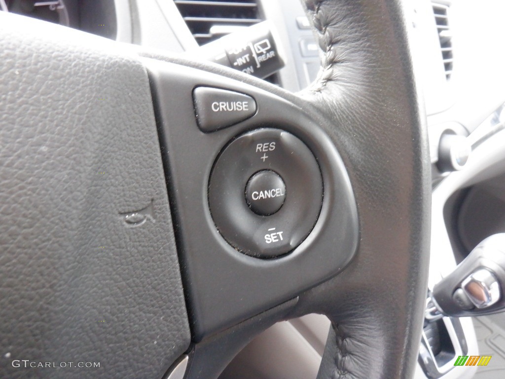 2013 CR-V EX-L AWD - Polished Metal Metallic / Gray photo #26