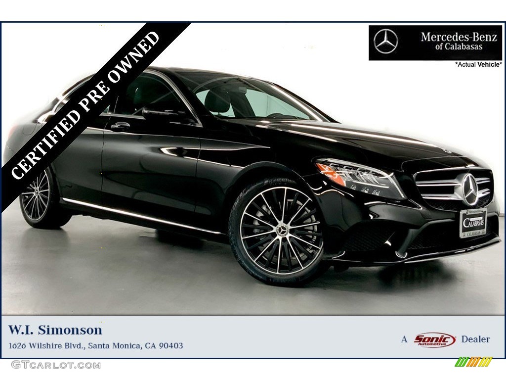 2020 C 300 Sedan - Black / Black photo #1