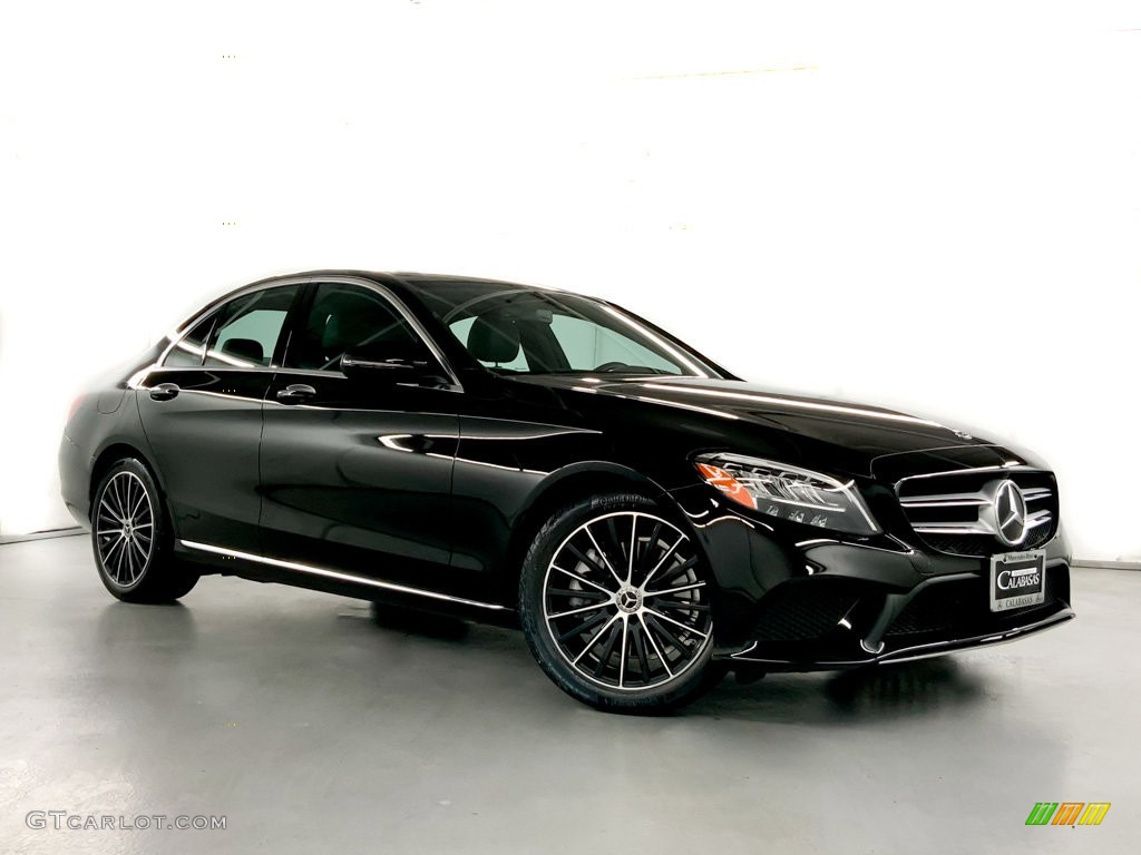 2020 C 300 Sedan - Black / Black photo #2