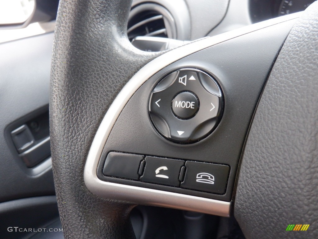 2019 Mitsubishi Mirage G4 ES Black Steering Wheel Photo #146505991