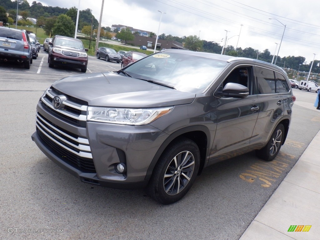 2018 Highlander XLE AWD - Predawn Gray Mica / Black photo #6