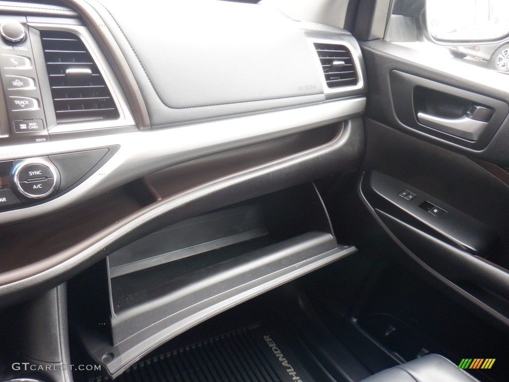 2018 Highlander XLE AWD - Predawn Gray Mica / Black photo #35