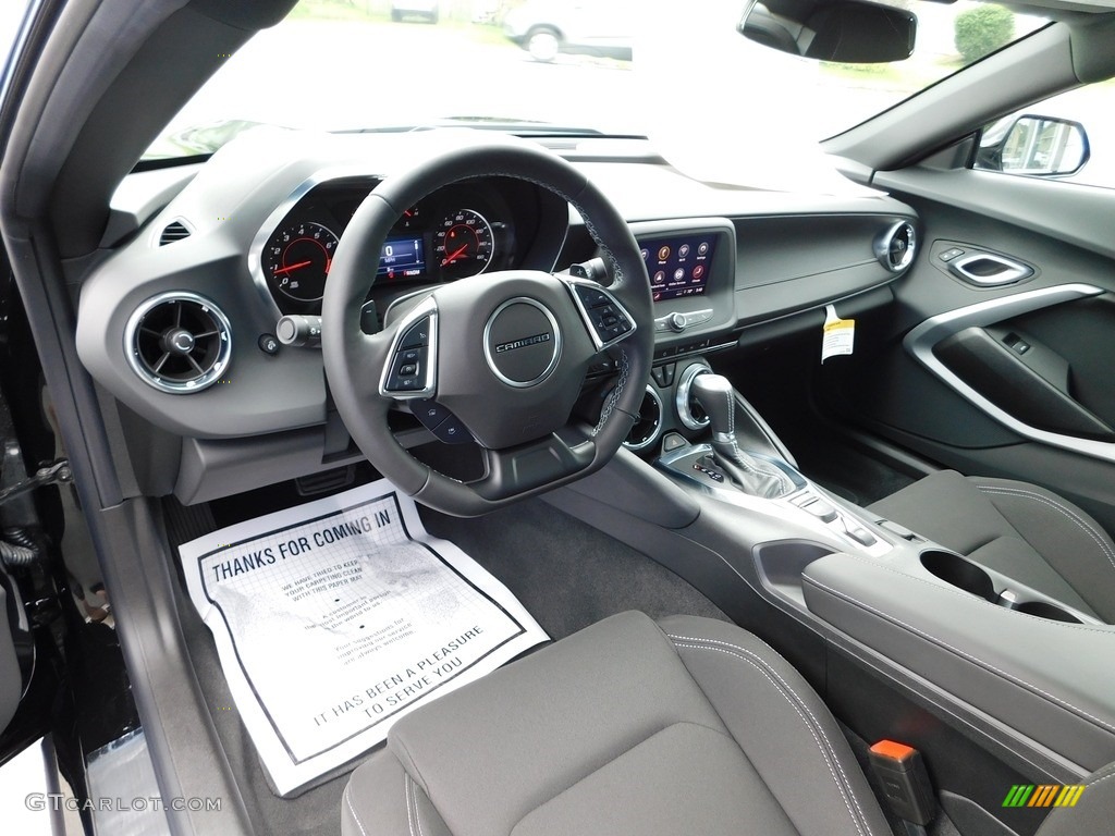 Jet Black Interior 2023 Chevrolet Camaro LT Coupe Photo #146507068