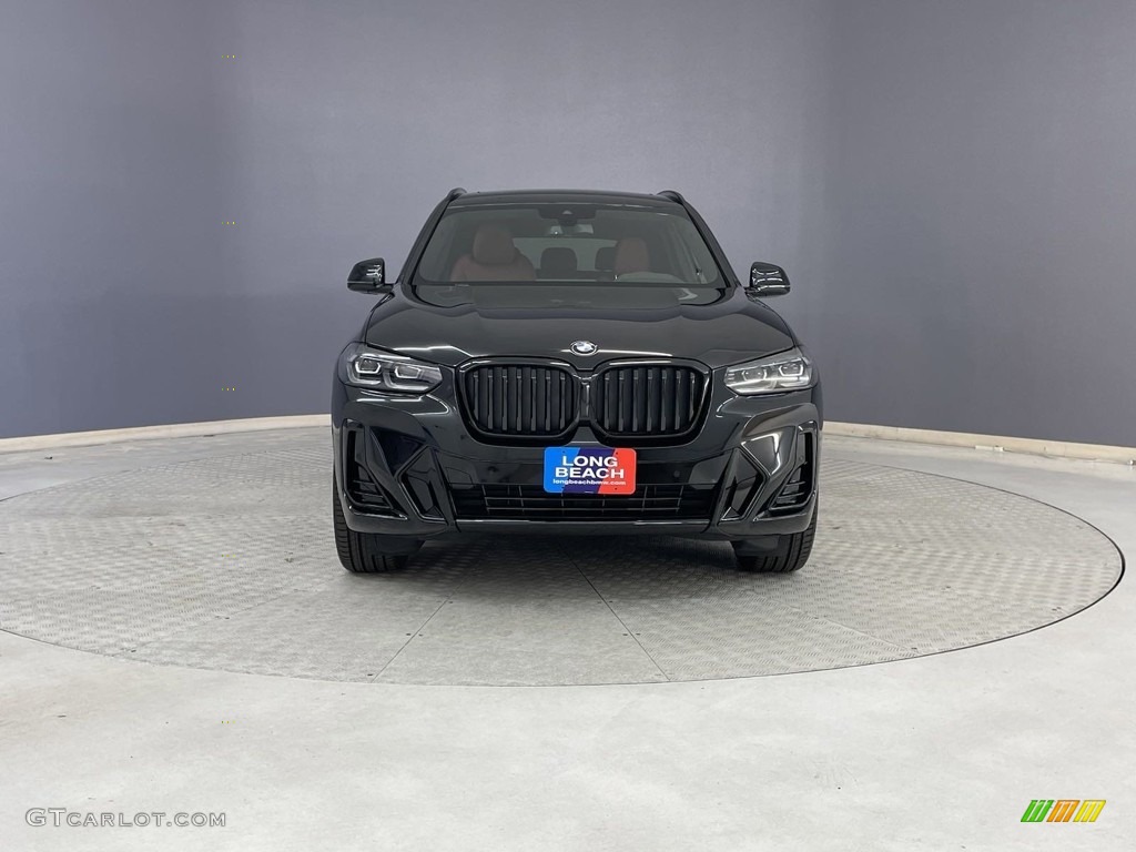 2023 X3 sDrive30i - Black Sapphire Metallic / Tacora Red photo #2