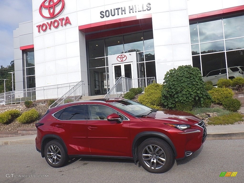 2015 NX 200t AWD - Matador Red Mica / Creme photo #2