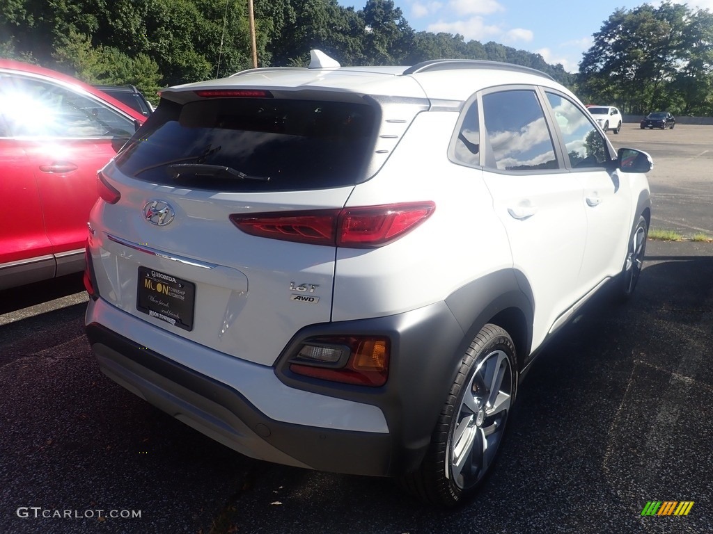 2020 Kona Ultimate AWD - Chalk White / Black photo #4