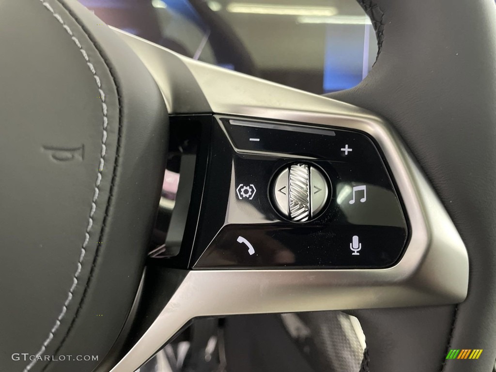 2024 BMW i7 Series xDrive60 Black Steering Wheel Photo #146507961