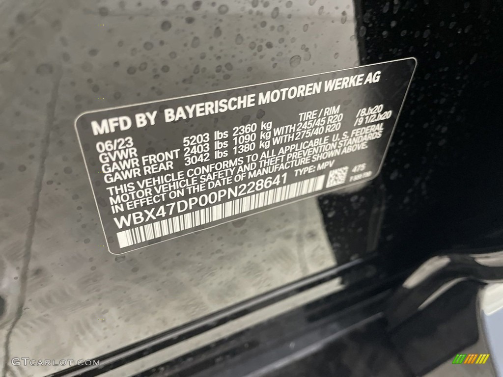 2023 X3 sDrive30i - Black Sapphire Metallic / Tacora Red photo #26