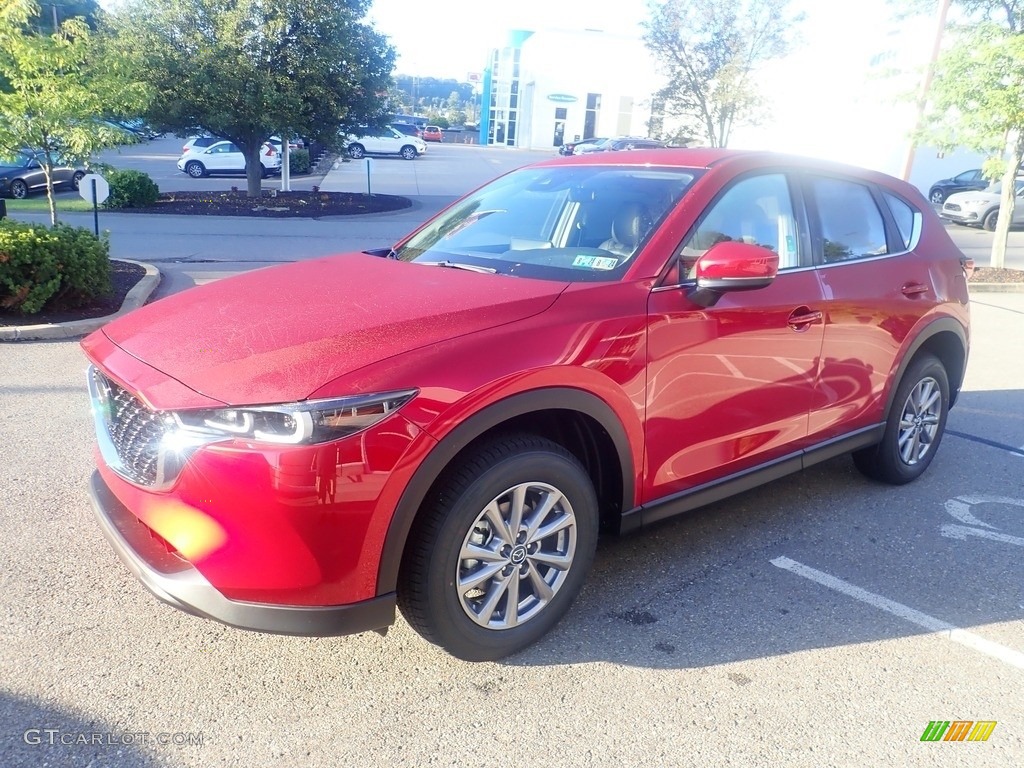 2023 CX-5 S Select AWD - Soul Red Crystal Metallic / Black photo #6