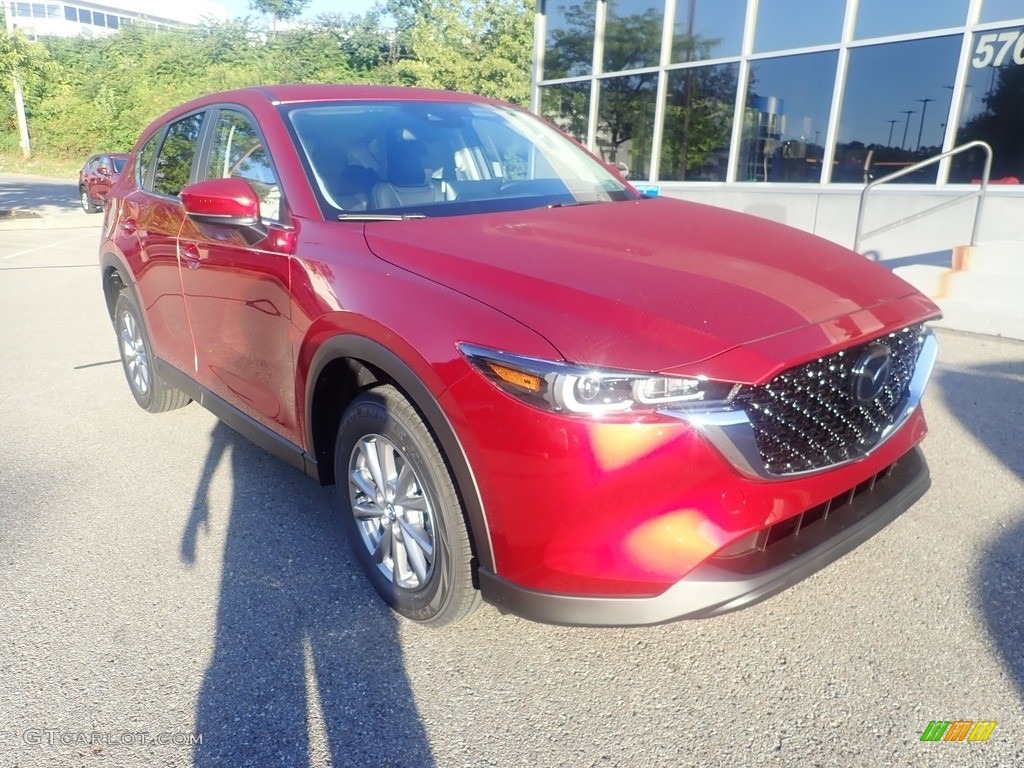 2023 CX-5 S Select AWD - Soul Red Crystal Metallic / Black photo #8