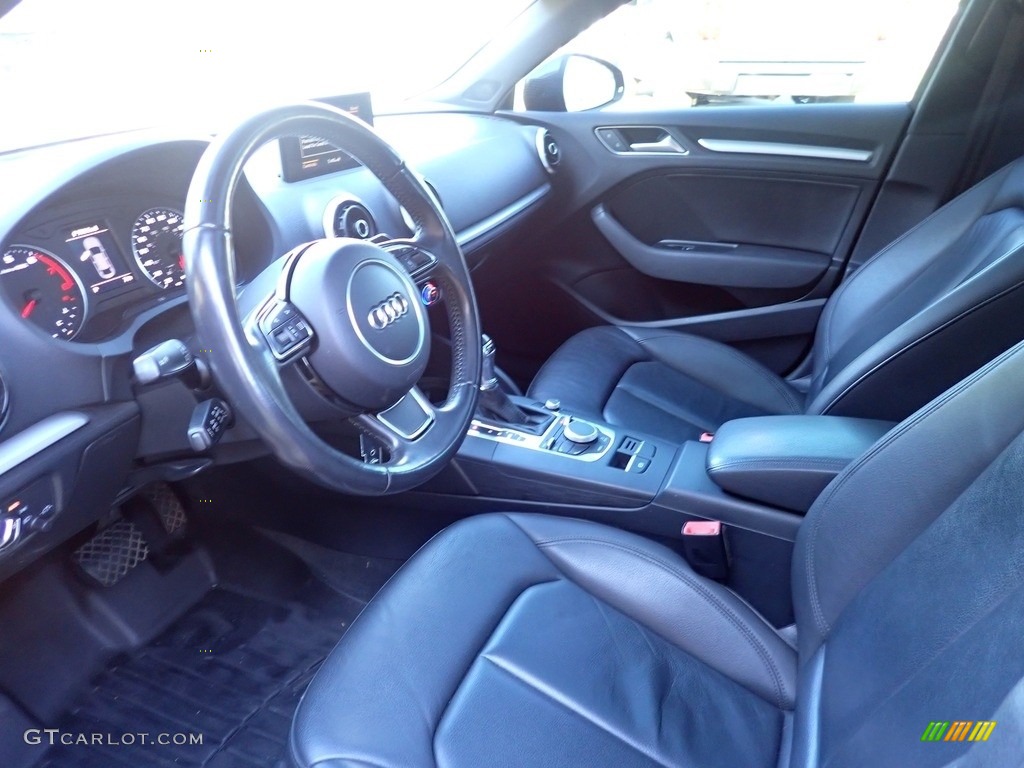 Black Interior 2016 Audi A3 1.8 Premium Photo #146508849