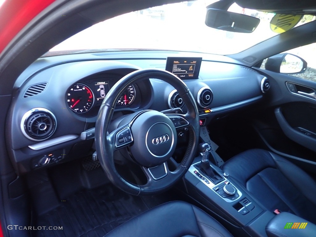 2016 Audi A3 1.8 Premium Black Dashboard Photo #146508871