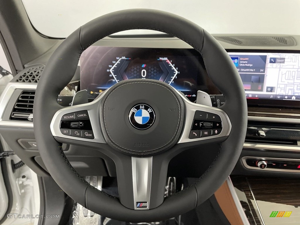 2024 BMW X5 xDrive40i Cognac Steering Wheel Photo #146509142