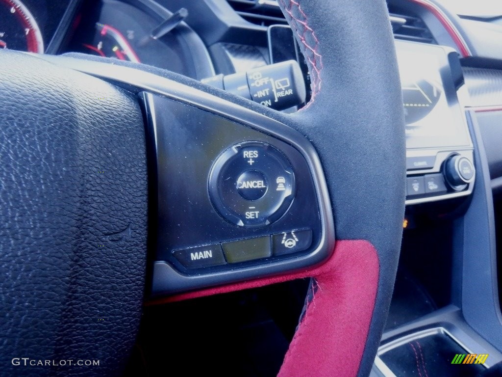 2021 Honda Civic Type R Black/Red Steering Wheel Photo #146509224