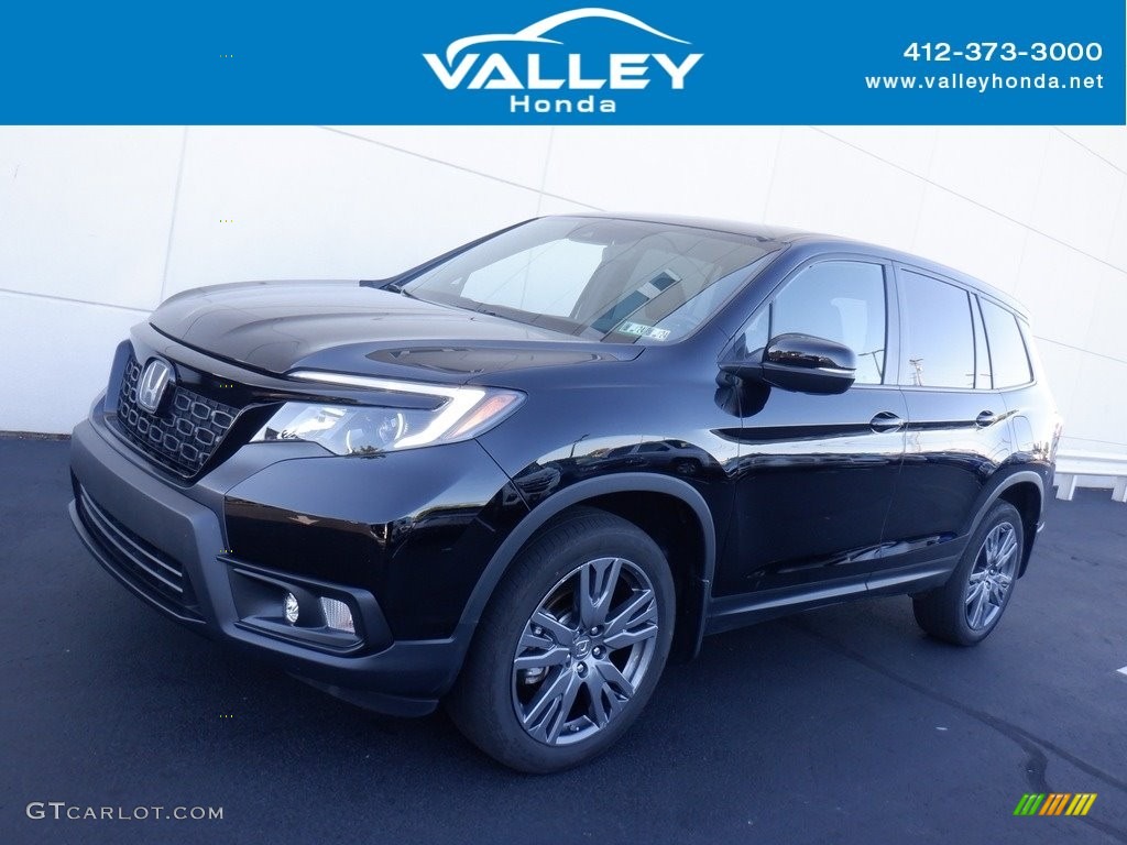 2021 Passport EX-L AWD - Crystal Black Pearl / Black photo #1
