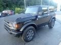 Shadow Black 2023 Ford Bronco Big Bend 4X4 2-Door Exterior